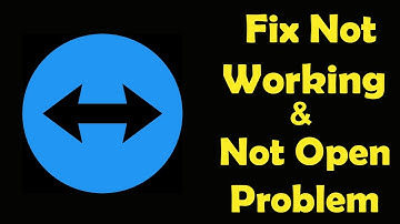How To Fix Team Viewer App Not Working | Team Viewer Not Open Problem | PSA 24