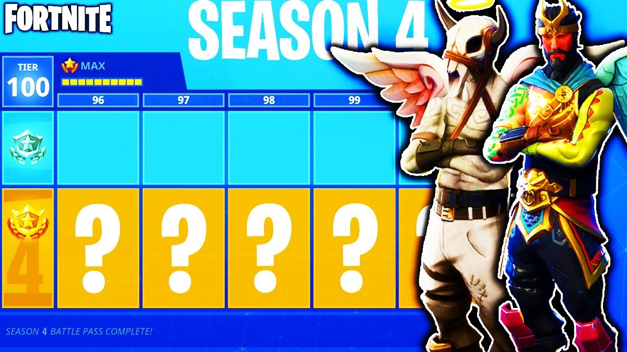 *NEW* SEASON 4 "BATTLE PASS" SKINS + ITEMS in FORTNITE ... - 1280 x 720 jpeg 173kB