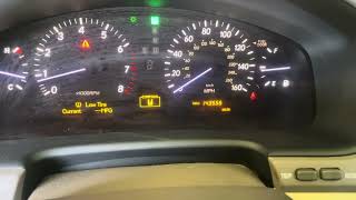 Maintenance Light Reset 2005 Lexus LS430