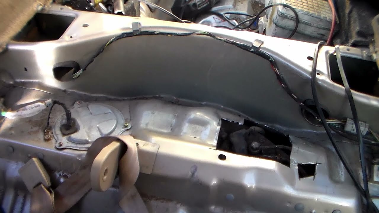 Making a Fuel Pump Access Panel for 9497 Honda Accord Wagon YouTube