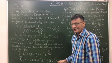 CSIR NET 19 Nov 2020 Solutions -1 ( From Authorised Key )