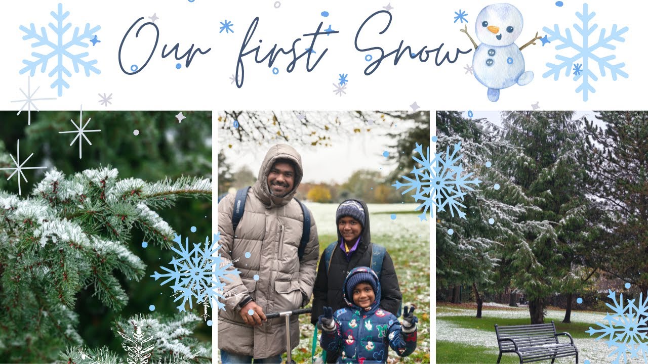 Our First Snowfall in the UK 🌨️ | First Snowfall of the Season Watford ...