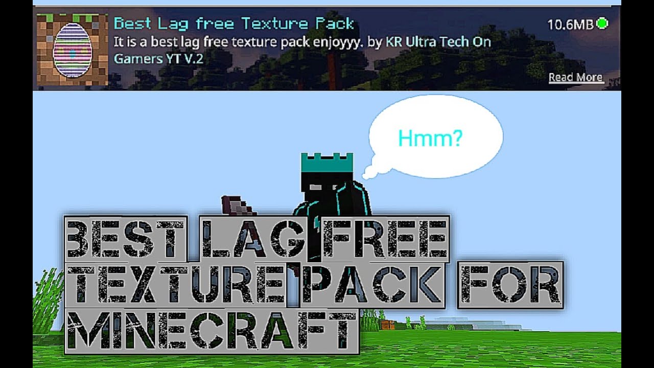 The Best Lag Free Texture Pack For Minecraft! - YouTube