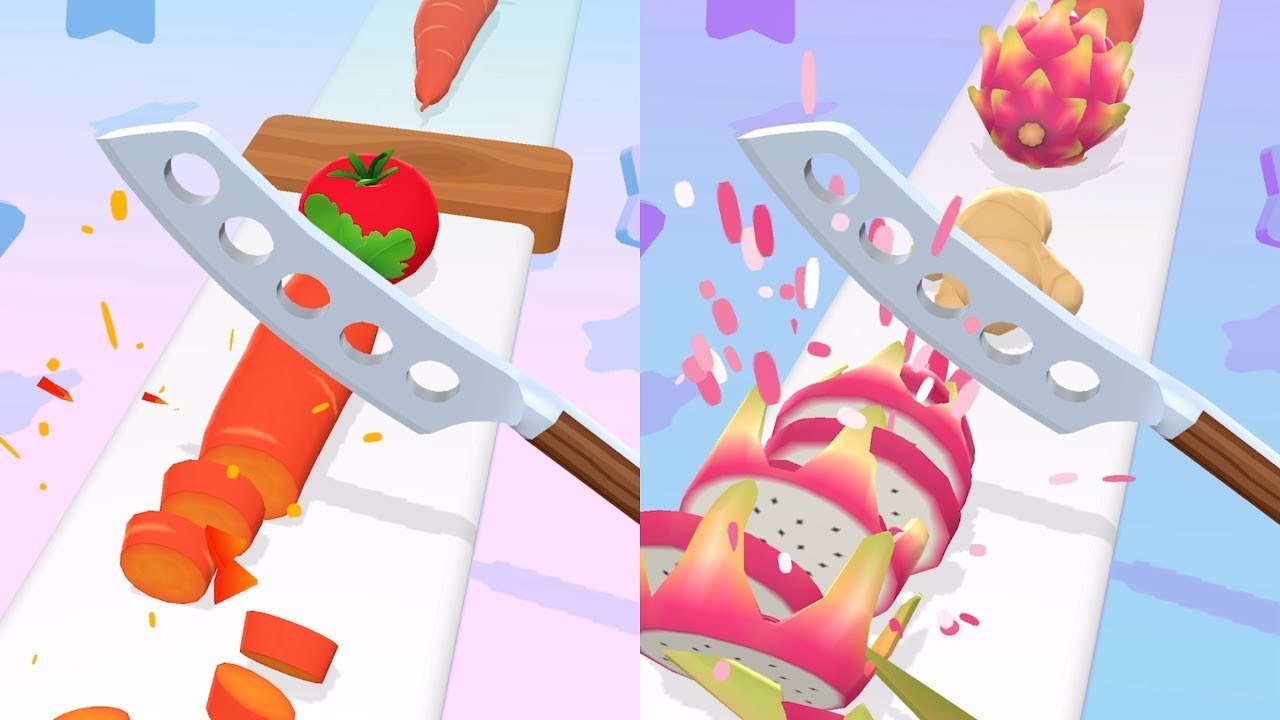 Perfect Slices! Very Satisfying And Relaxing ASMR Slicing Game - YouTube