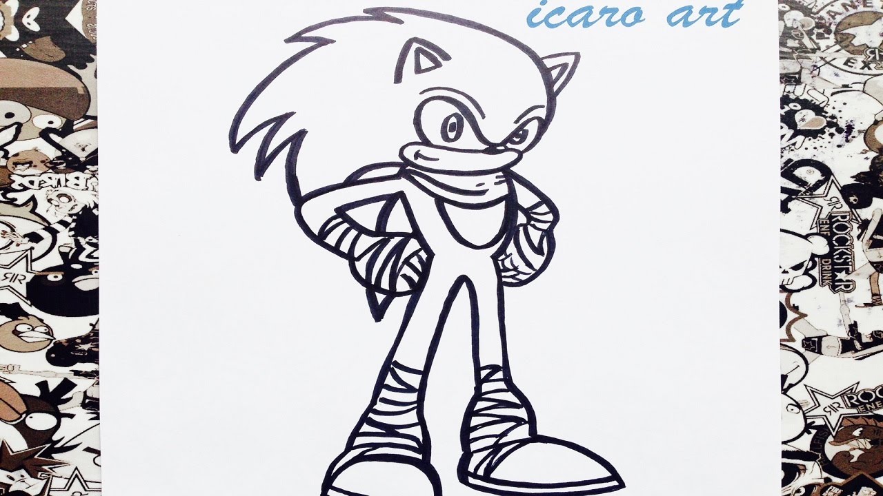Como Dibujar A Sonic Boom How To Draw Sonic Boom Youtube