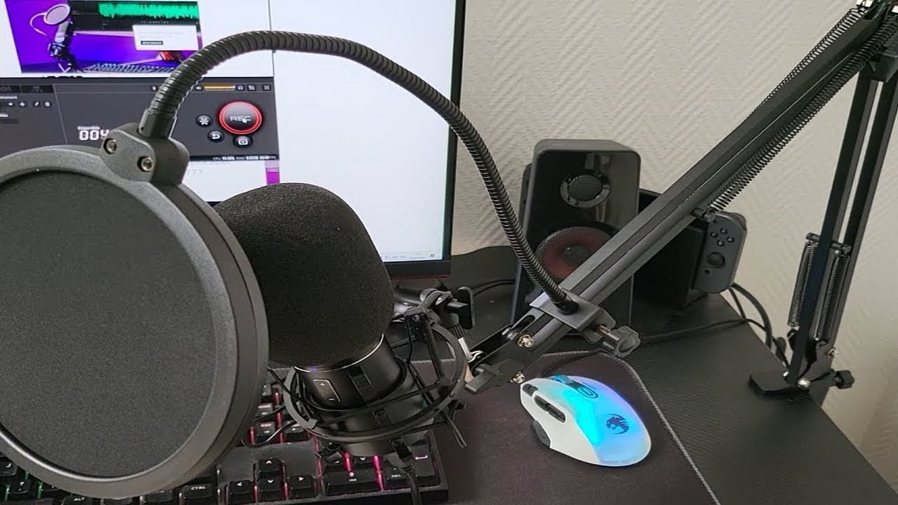 Microphone USB Pour PC De Jeu Micro À Condensateur Podcast - Temu