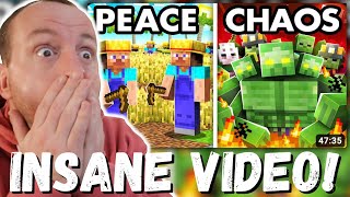 INSANE VIDEO! SpeedSilver 100 Players Simulate Civilization on Zombie Island in Minecraft (REACTION)