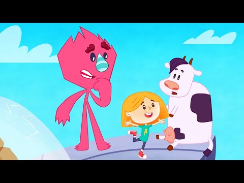 Катя и Эф. Куда-угодно-дверь - Сборник 1 (1-10 серии) - Развивающий мультфильм для детей