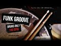  funk drum groove  100 bpm   drums only backing track drum track backingtrack