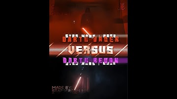 Darth Vader 🆚 Darth Revan #starwars #edit #darthvader #darthrevan #vs #4k