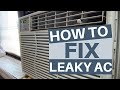 How To Fix / Drain Leaking Window AC | Leaking Inside Aircon | Quick Fix | Leaky Air Conditioner