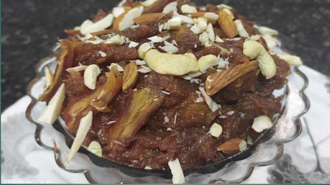 DATES HALWA IN TAMIL/சுவையான பேரீச்சம்பழம் அல்வா / HOW TO MAKE DATES