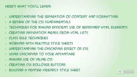 Dreamweaver CS5 201: Exploring CSS - 1. Welcome to Adobe Dreamweaver CS5: Exploring CSS