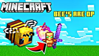 Minecraft But Bee's Drop Op Items ll Gameplay video ll #gaming #minecrafthindi #viralvideo #viral