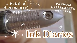 Ink Diaries Ep. 3 | Playing with Notebook Therapy Stamps and Featuring the new Schon Little Dipper!