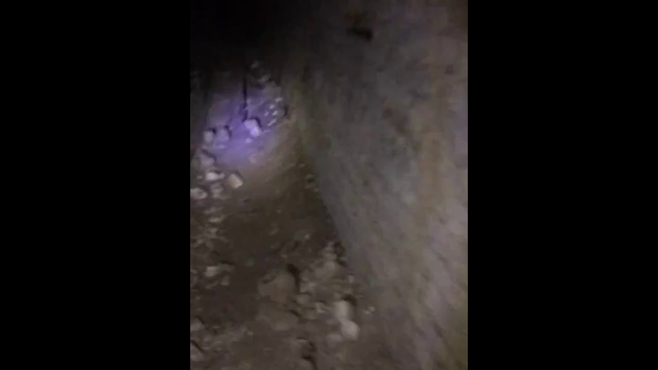 Right next to the moat! Upper South Lines Casemates sally port style tunnel