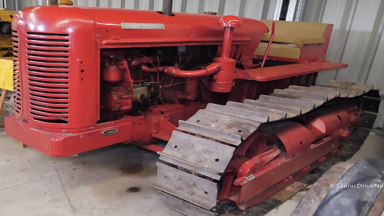 David Brown Crawler Tractor at the Marlborough Farming Museum in ...