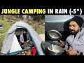 Camping in heavy rain 5  camping  cooking in kashmir valley  sj vlogs