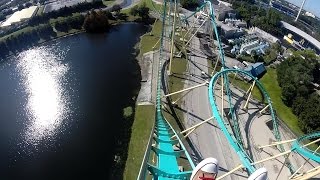 Front Row Kraken Roller Coaster Sea World Orlando Fl