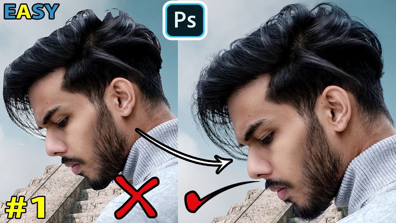 Photoshop pe hair cut kese kare🤔|| easy tricks 2020 || how to hair cutting in Photoshop