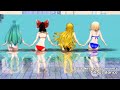 早苗・霊夢・魔理沙・アリスで「Ghost dance」