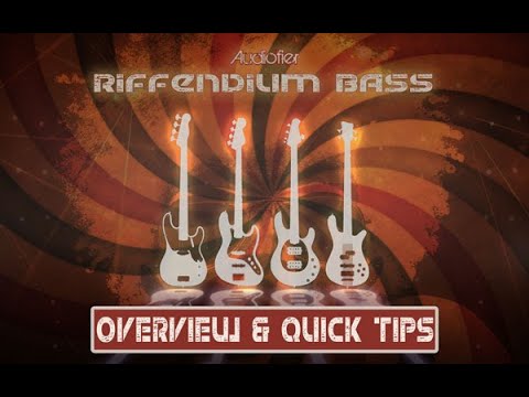 Audiofier RIFFENDIUM BASS Vol 1 (Funk/Soul) - Short Overview and Quick tips