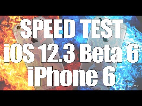 Speed Test : iPhone 5S - iOS 12.3 Beta 1 vs iOS 12.2 (Build # 16F5117h). 