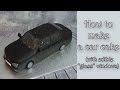 How to make a car cake with "glass" windows / Jak zrobić tort samochód z "szklanymi" szybami