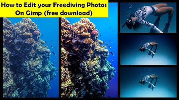 How to Edit your Freediving & underwater photos for Free