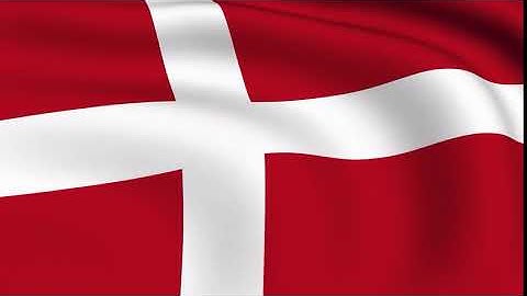 Denmark - Flying Flag Looped Video Background