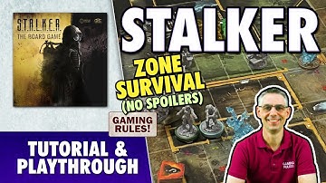 STALKER The Board Game: Tutorial & Playthrough