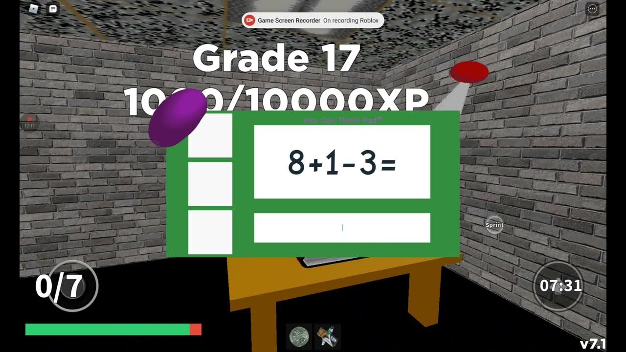[ BACKPACKS ] Baldi's Basics Multiplayer Roblox YouTube
