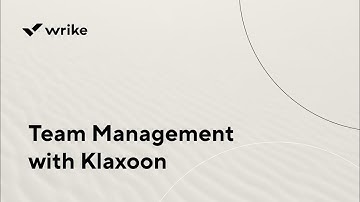 Team Management with Klaxoon
