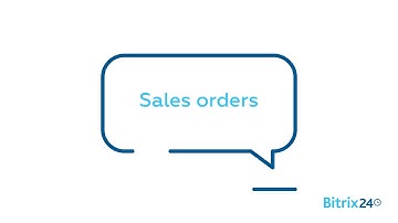 Sales orders