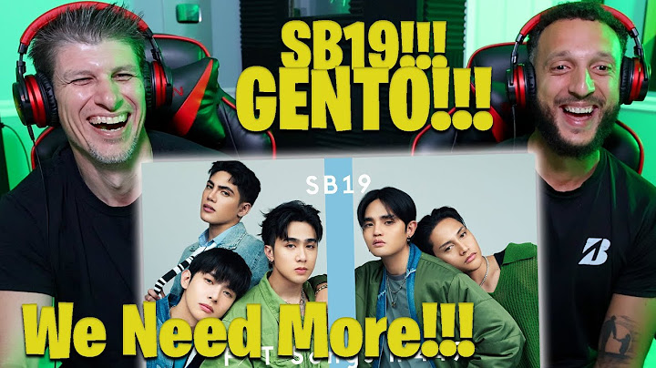 SB19 - GENTO / THE FIRST TAKE REACTION!!!