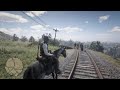 When the train gets tired of everyones sh*t (funny rdr2 glitch)