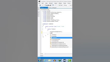 048 - Windows Form C# ComboBox Control Add Values