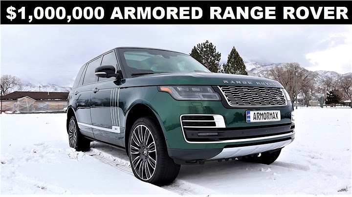Armored Land Rover Range Rover SVA: Is This Crazy Bullet Proof Range Rover Worth It?