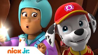 Paw Patrol Marshall Rescues Mayor Goodway & Chickaletta W Skye & Ryder Nick Jr.