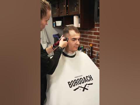 Короткая мужская стрижка при залысинах #барбершоп #borodach #стрижка # ...