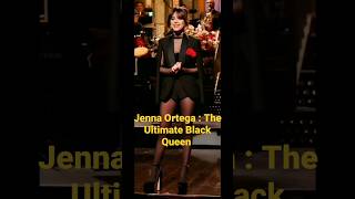 Jenna Ortega in all-Black Outfit! #shorts #jennaortega