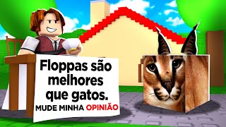 COMO CUIDAR DE UM GATO NO ROBLOX RAISE A FLOPPA - Brancoala Games 
