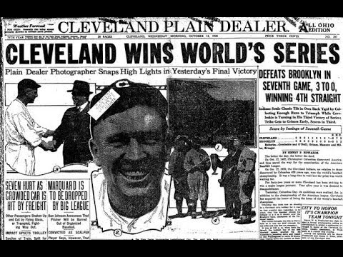 1920 Cleveland Indians! World Series Champions! 