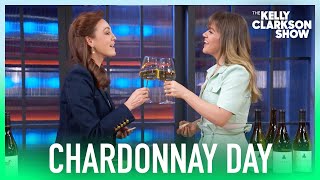 Kelly Clarkson Celebrates National Chardonnay Day With Certified Sommelier