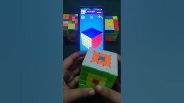 Make Dot In Dot pattern on 5 by 5 Rubik