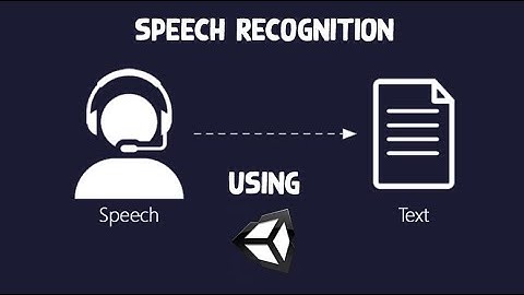 Speech Recognition For PC Android and Ios Using Unity 3D - 2021