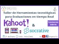 Taller 07 Kahoot &amp; Socrative como medios de EVALUACIÓN sumativa formativa Tutorial 2021 Gamificación