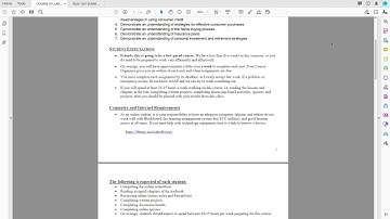 Welcome Video BUSI 1307 20001