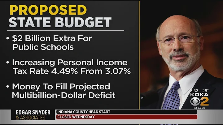 Gov. Wolf Proposes Tax Increase In 2021 State Budget