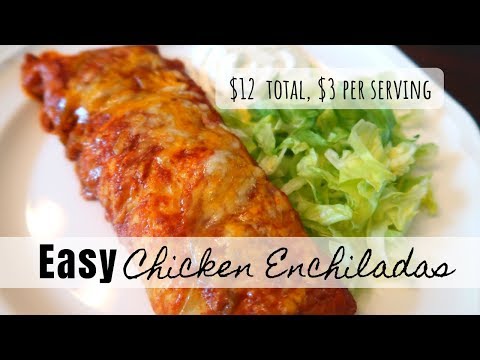 chicken-enchiladas-recipe-|-easy-dinner-idea-|-what's-for-dinner-collab